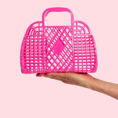 Borsa Sunjellies small rosa fuxia berry Pink