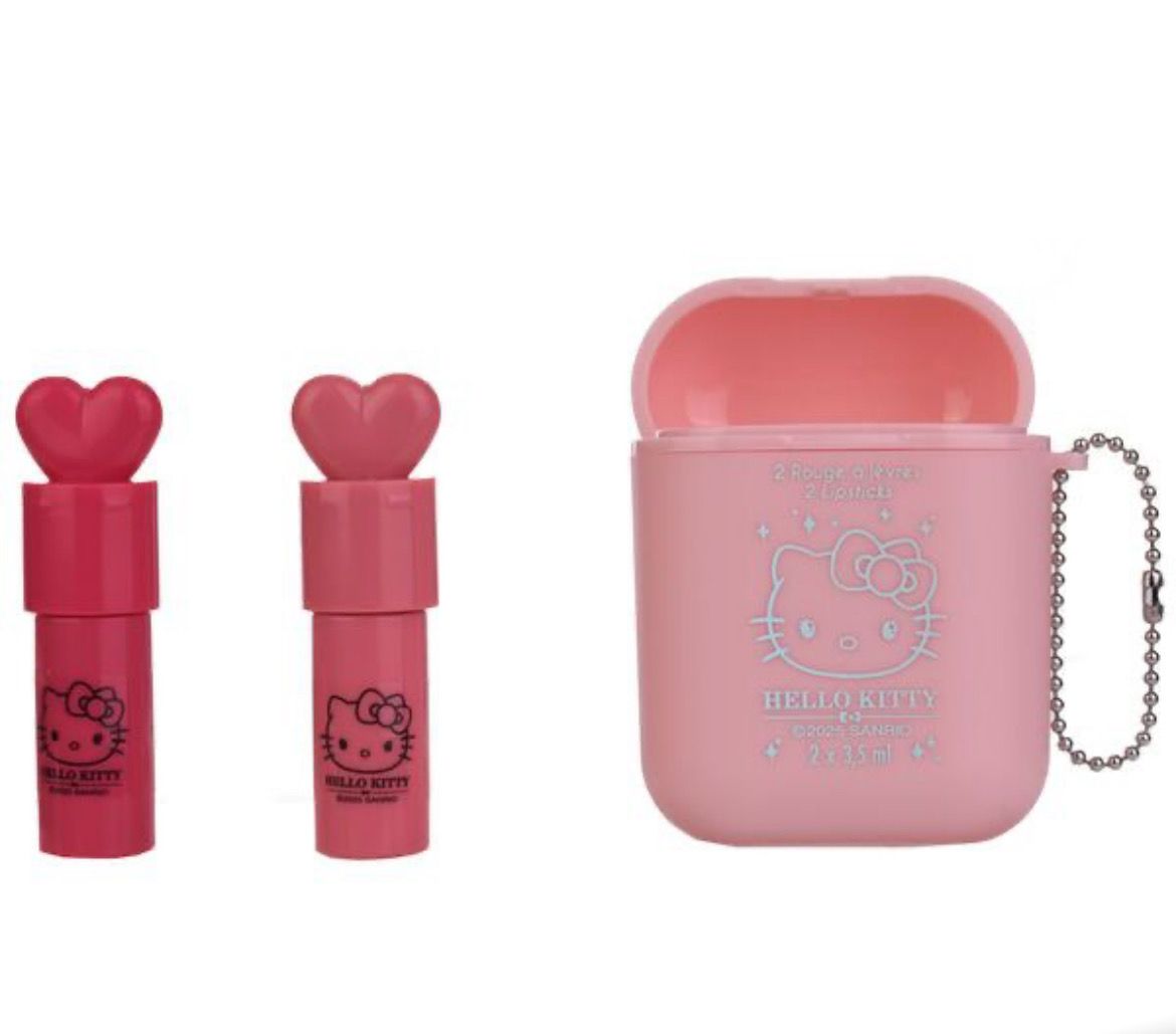 Set di 2 Lipstick “cuffiette” Hello Kitty