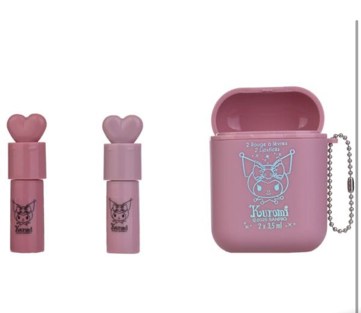 Set di 2 Lipstick “cuffiette” Kuromi