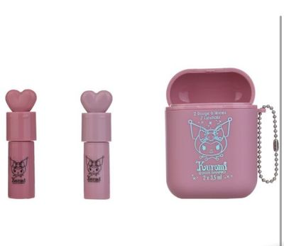 Set di 2 Lipstick “cuffiette” Kuromi
