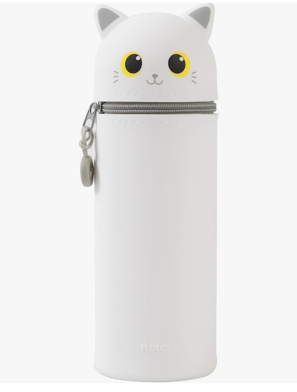 Astuccio silicone gatto bianco