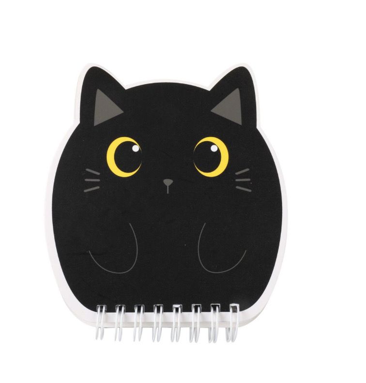 Mini Block notes gatto nero