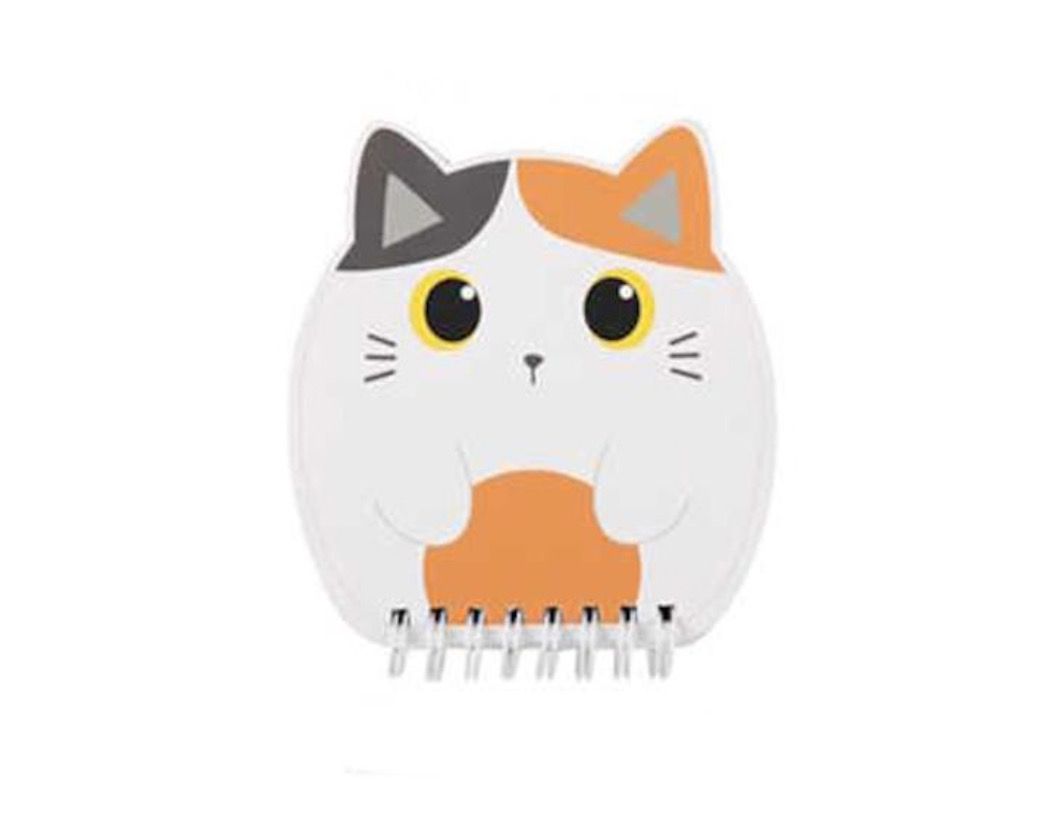 Mini Block notes gatto arancio bianco