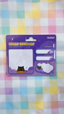 Sticky Note set gatto nero