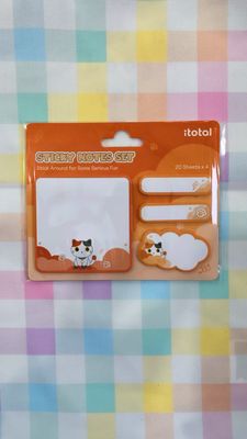 Sticky Note set gatto arancio bianco