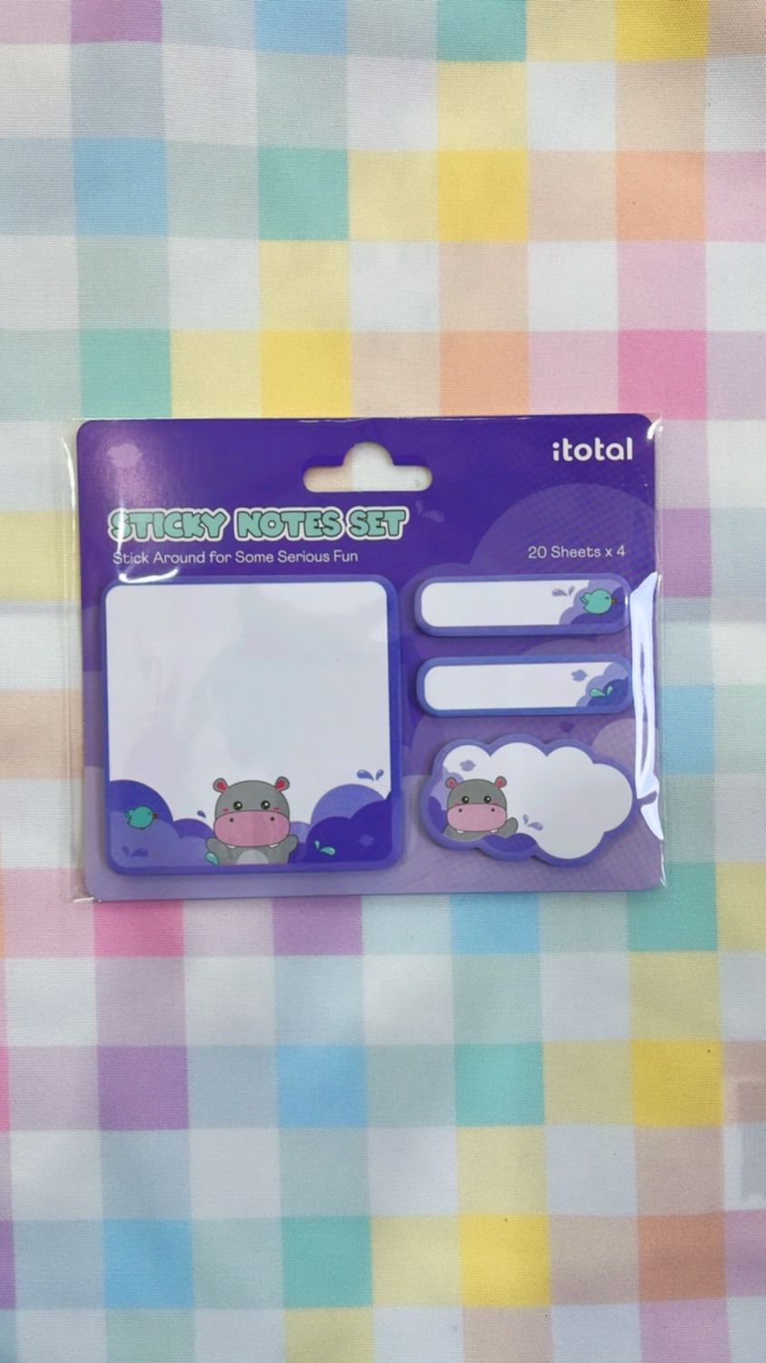 Sticky Note set ippopotamo