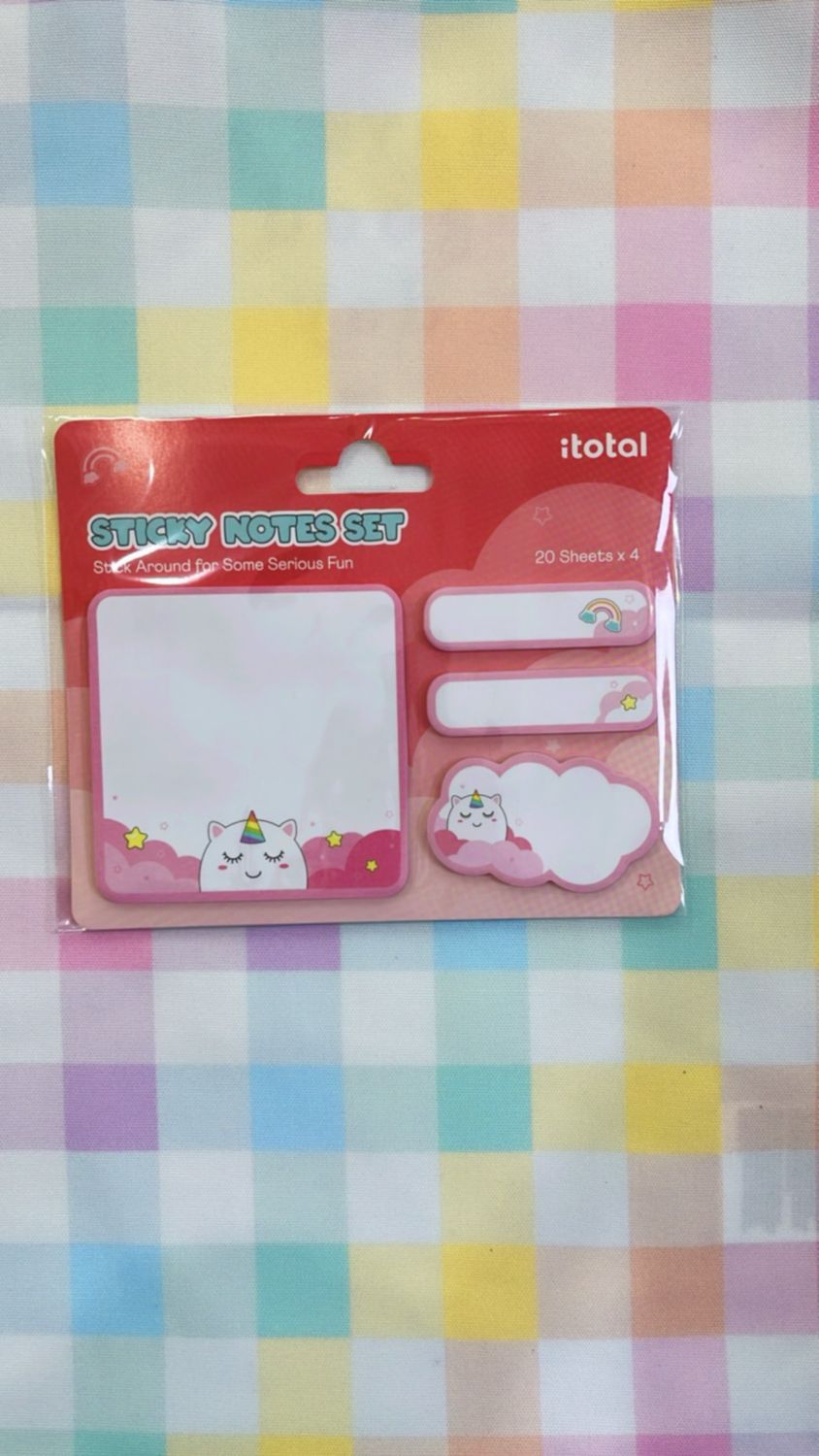 Sticky Note set unicorno