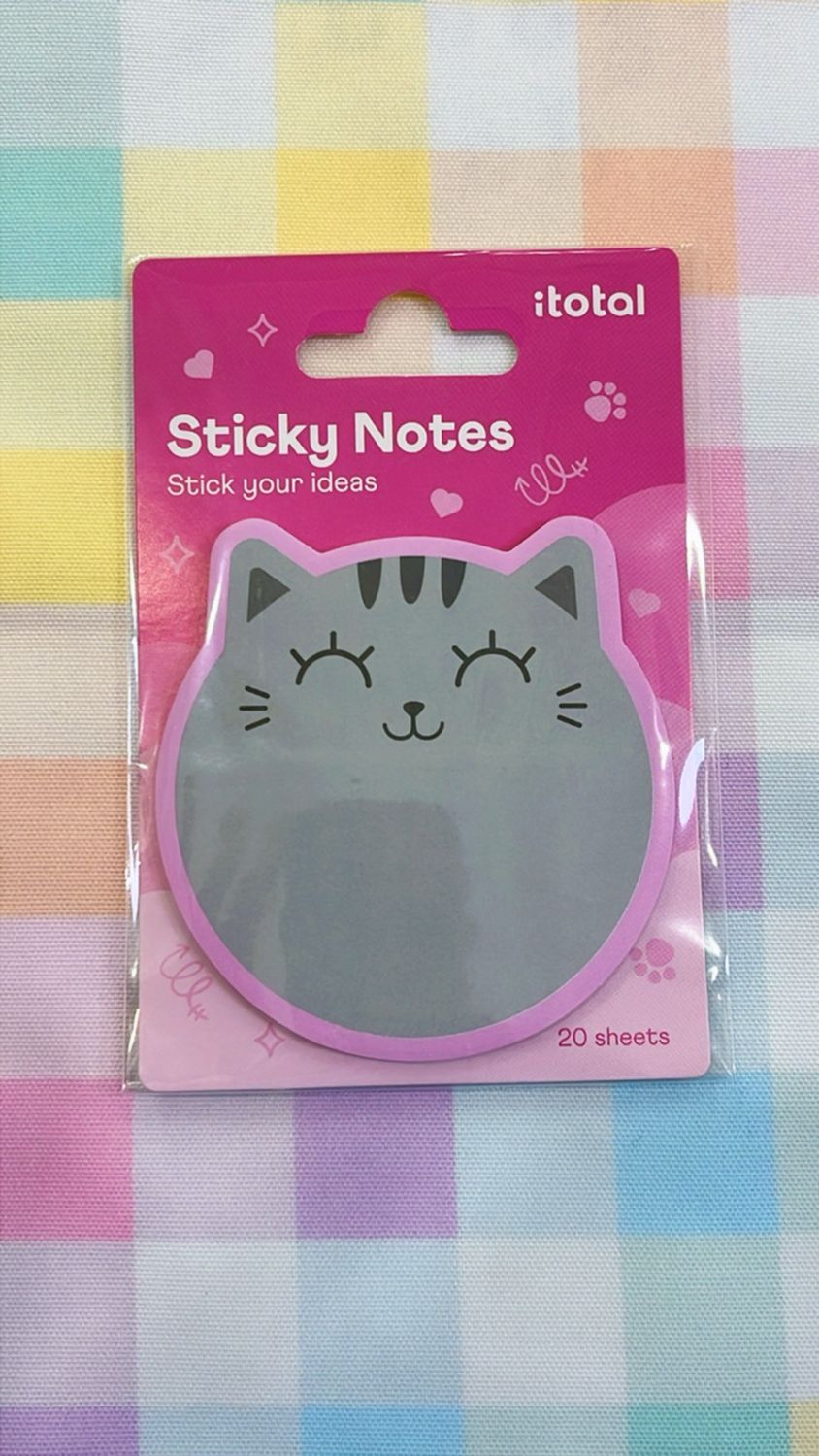 Sticky Notes gatto grigio