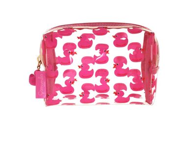 NECESSAIRE trasparente M Qua Qua Fuxia Camomilla Milano