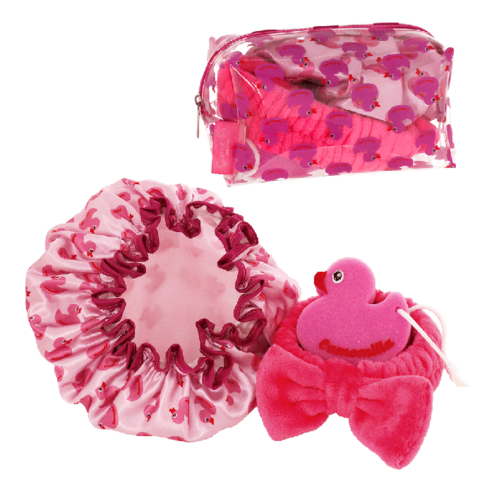 Pouch SET SHOWER QUA QUA Fuxia