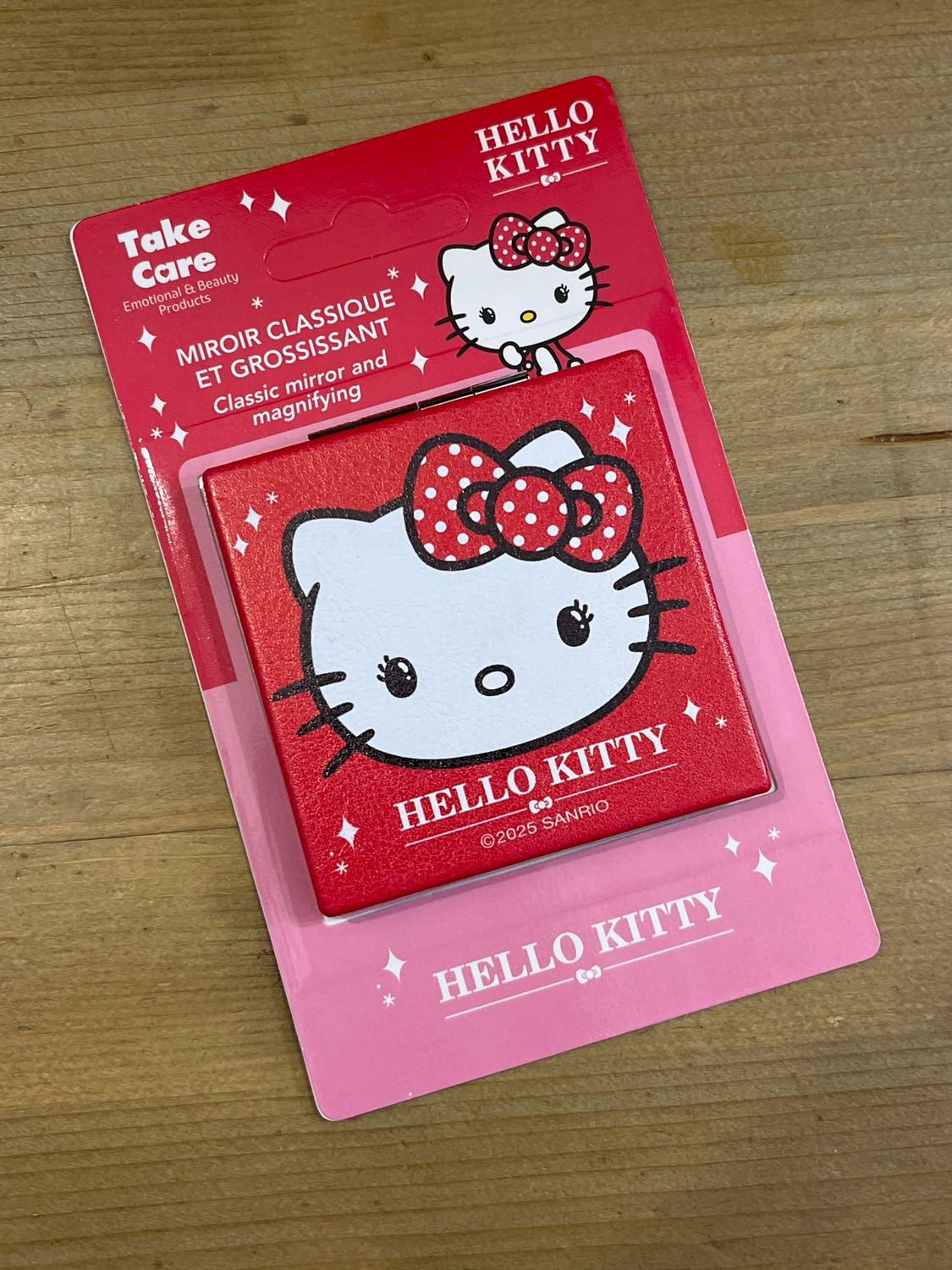 Specchietto da borsetta con ingranditore Hello Kitty
