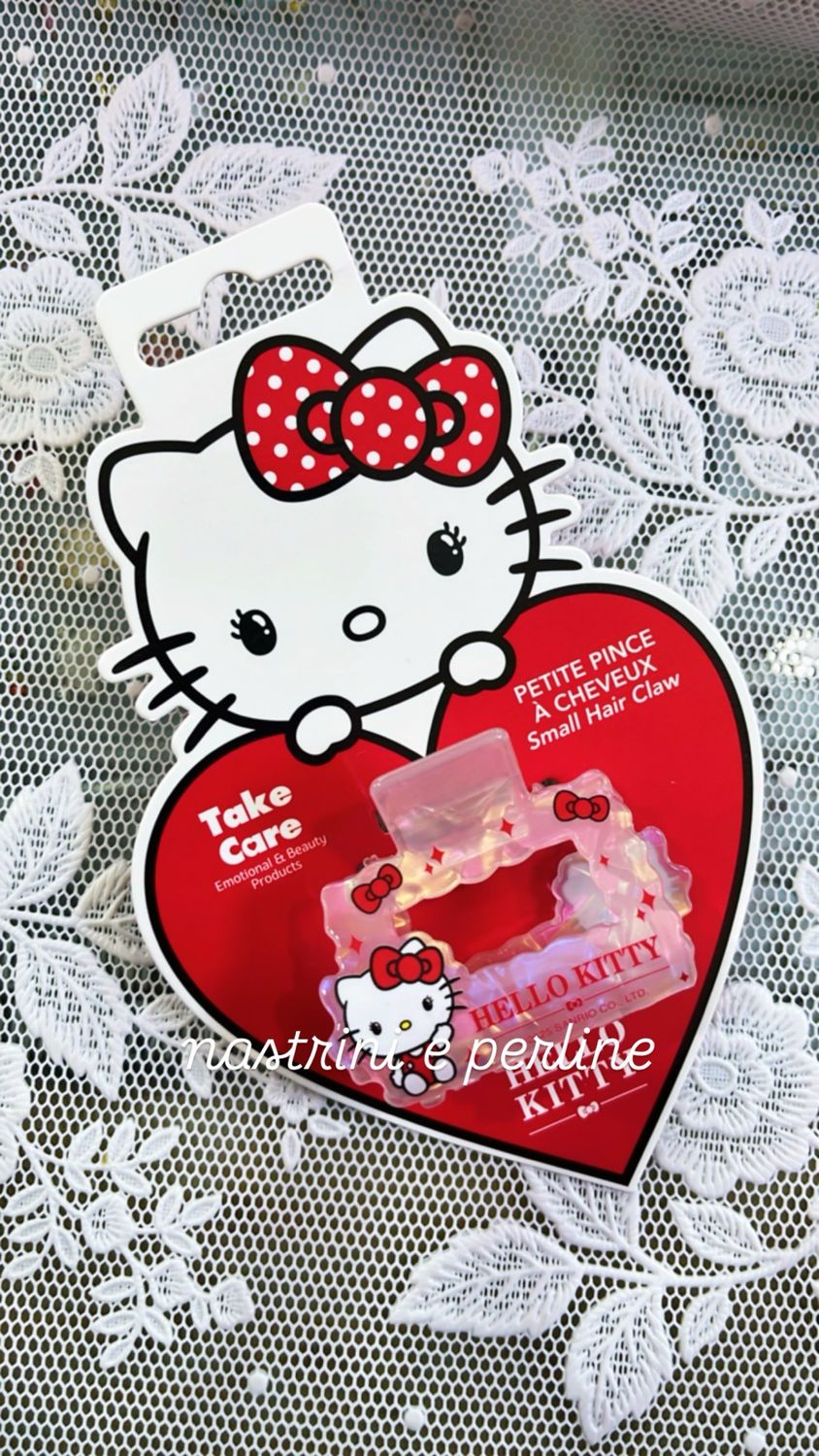 Piccola clip Capelli Hello Kitty