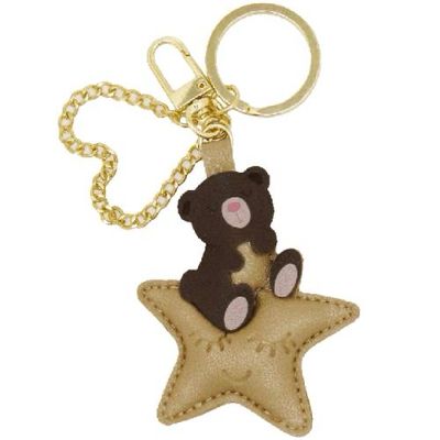 Portachiavi orso su stellina Camomilla Milano