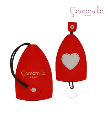 Portachiavi a scomparsa rosso Camomilla Milano
