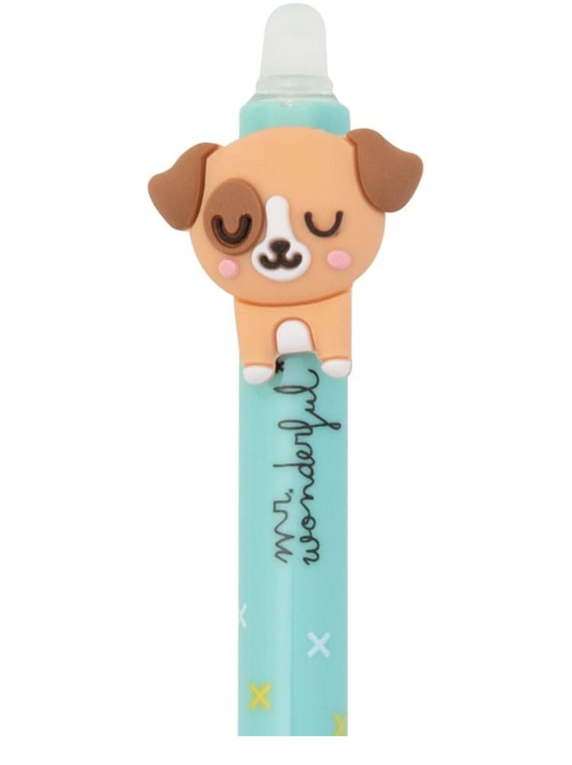 Penna cancellabile a scatto cane Mr Wonderful