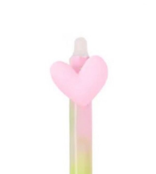 Penna Cancellabile Macaron cuore rosa iTotal