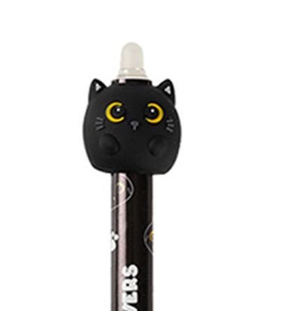 Penna Cancellabile gatto nero 3D I-TOTAL