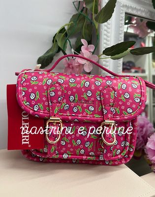 Cartella mini roselline fondo fuxia Naj-Oleari cod. 61158