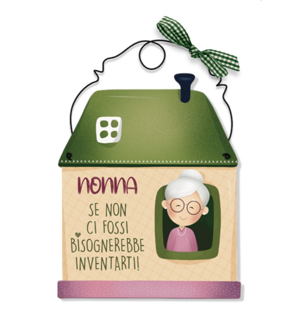 Targa casetta nonna se non ci fossi bisognerebbe inventarti