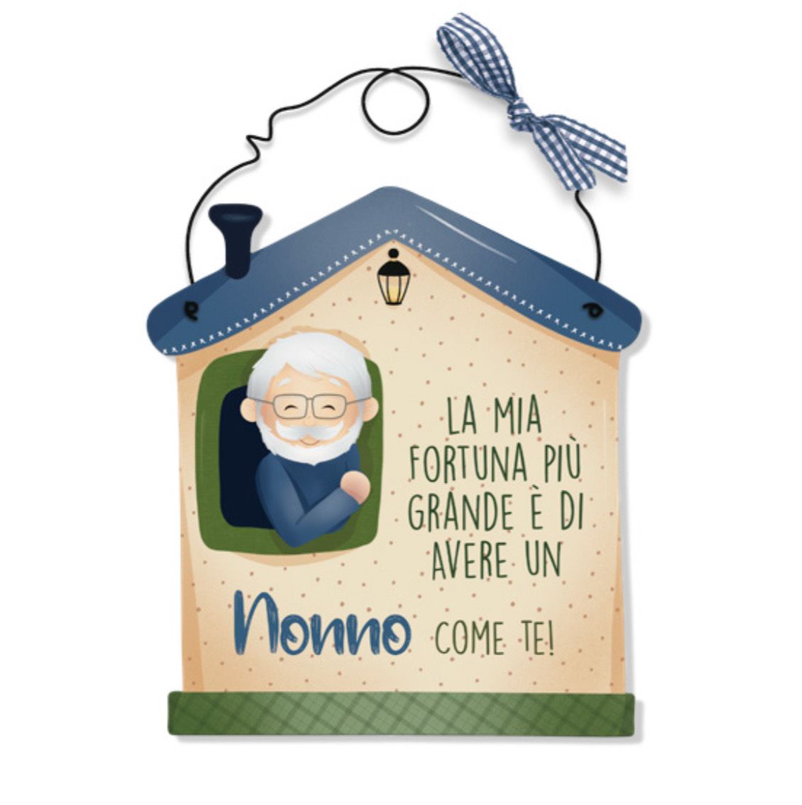 Targa casetta la mia fortuna più grande è di avere un nonno come te