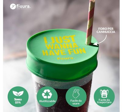 Drink cover Fisura verde i just wanna have fun