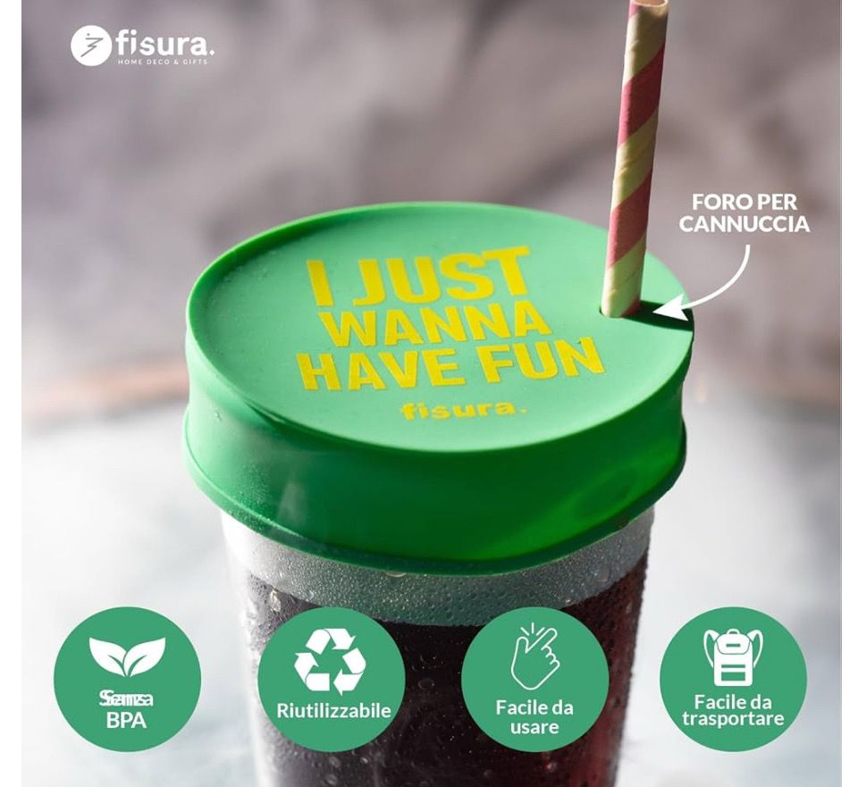 Drink cover Fisura verde i just wanna have fun