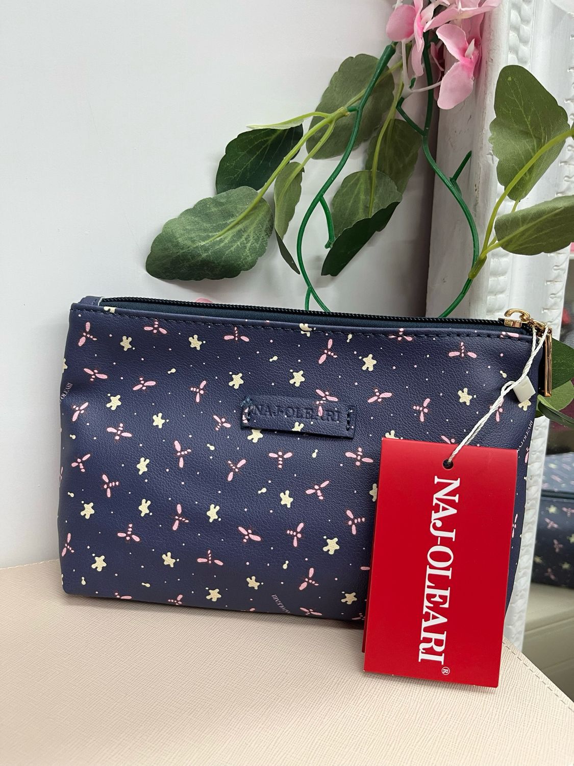 Necessaire Naj-Oleari apine fondo blu