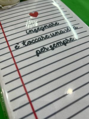 Quaderno personalizzato tema maestra