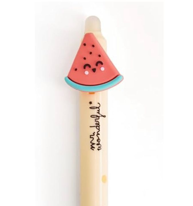 Penna cancellabile a scatto cocomero anguria Mr Wonderful