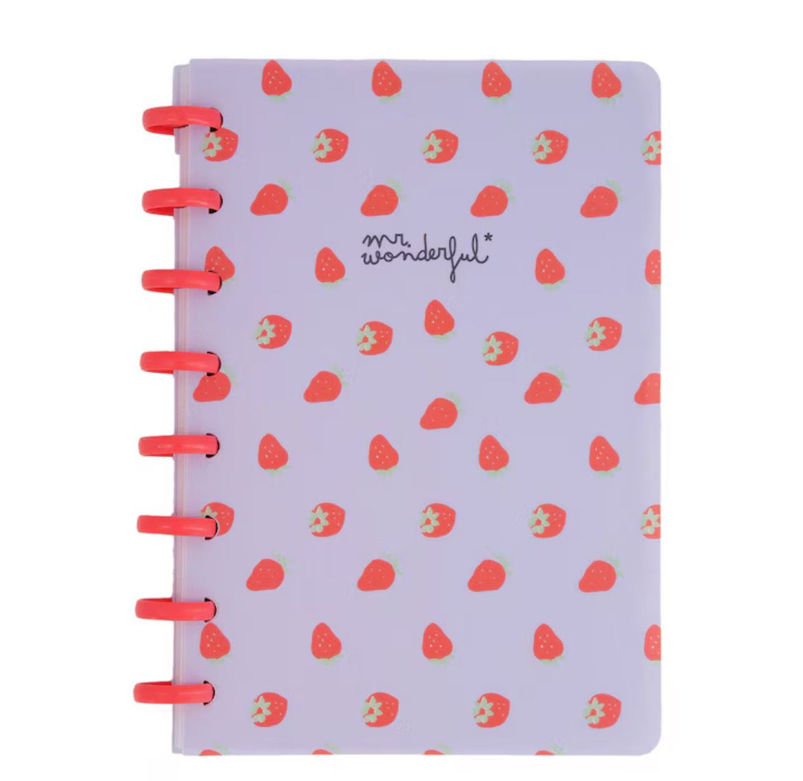 Quaderno Notebook A5 furbo fragole Mr Wonderful