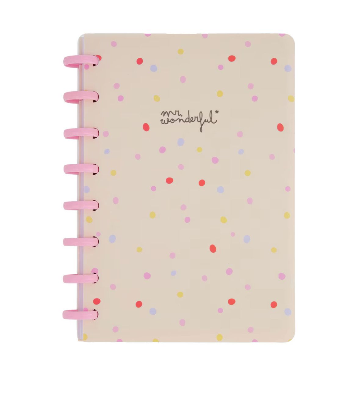 Quaderno Notebook A5 furbo pallini pois Mr Wonderful