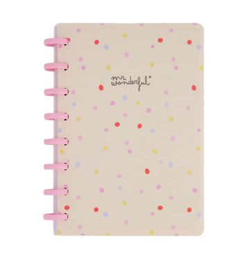 Quaderno Notebook A5 furbo pallini pois Mr Wonderful