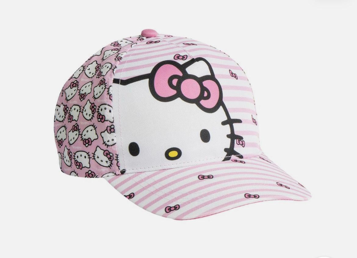 Cappellino con visiera e fiocchetto Hello Kitty