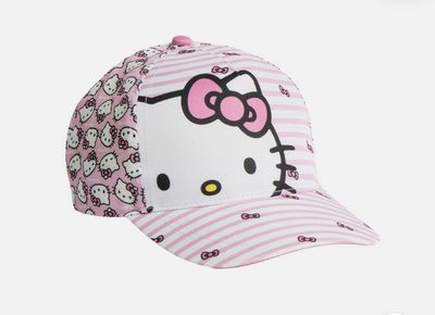 Cappellino con visiera e fiocchetto Hello Kitty