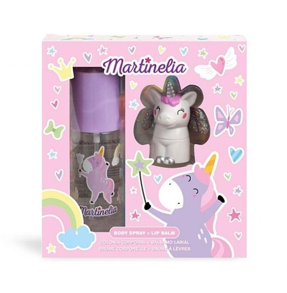 Set Martinelia body spray e lip balm lilla