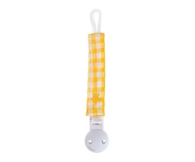 Portaciuccio Tutete in cotone con clip giallo