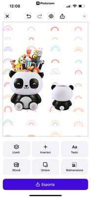 Portapenne Portaspazzolino 3d Itotal Panda