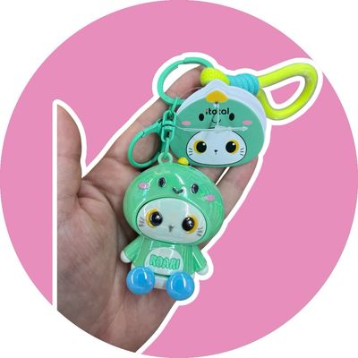 Portachiavi cappuccio dino 3D