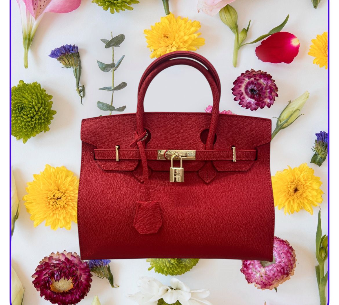 Borsa in ecopelle Miranda rosso