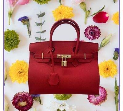 Borsa in ecopelle Miranda rosso