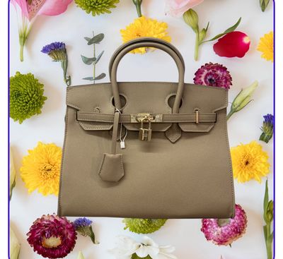 Borsa in ecopelle Miranda tortora