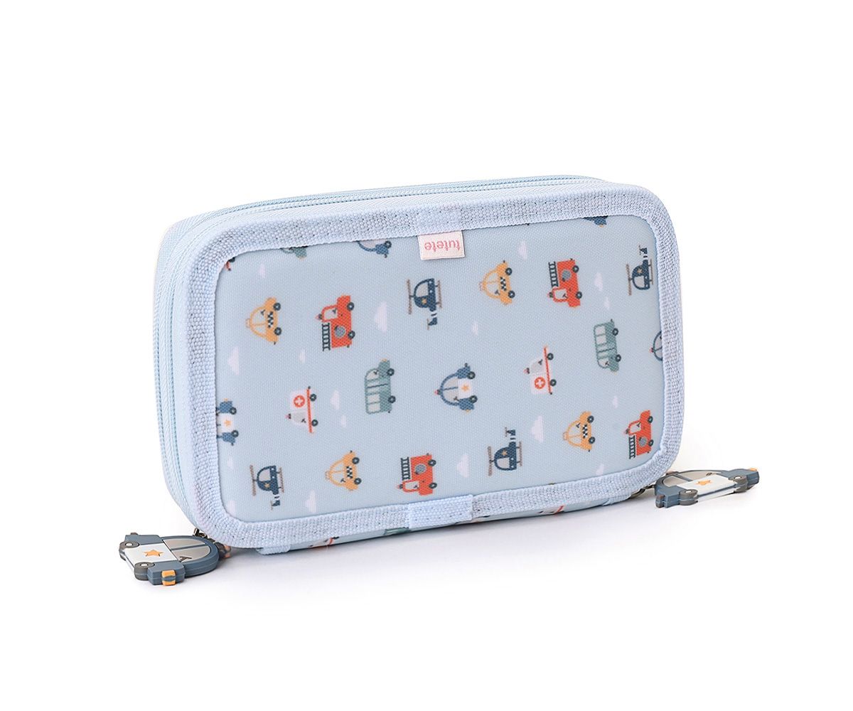 Astuccio Doppio vano doppia zip city cars