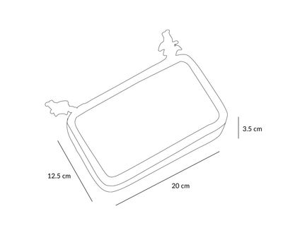 Astuccio Doppio vano doppia zip fiorellini
