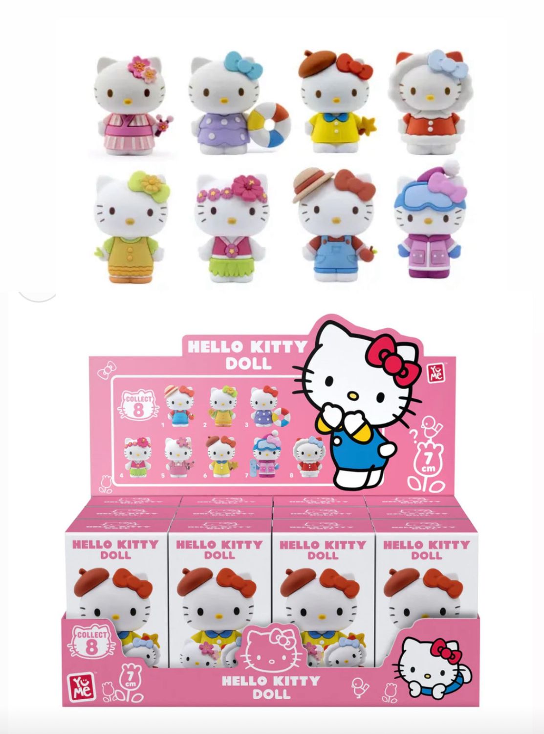 Maxi confezione 12 scatole della collezione 4 stagioni Hello kitty