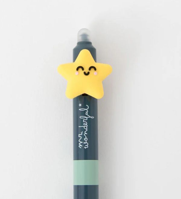 Penna cancellabile a scatto stella Mr Wonderful