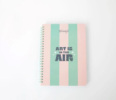 Quaderno A5 mr Wonderful art is in the air con stickers