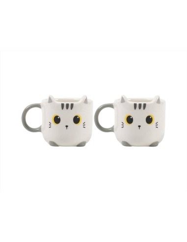 Set tazzine espresso gatto bianco