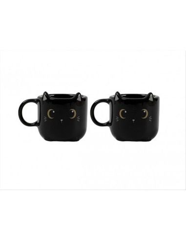 Set tazzine espresso gatto nero