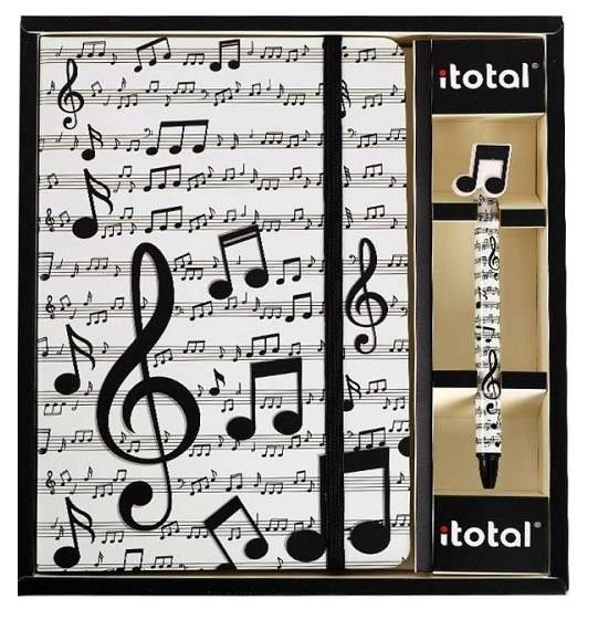 Set notebook+penna musica