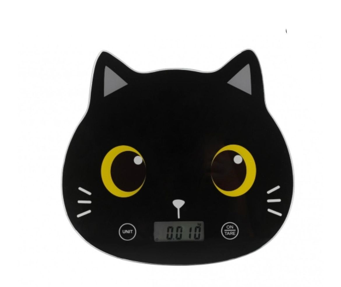 Bilancia da cucina gatto nero